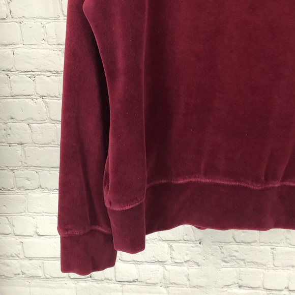 HOODIE - Women's Disney with Mickey Mouse velvety burgundy hoodie. Size large. - Picture 10 of 15